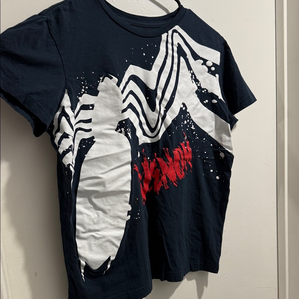 Marvel Black and White Venom Graphic Tee
